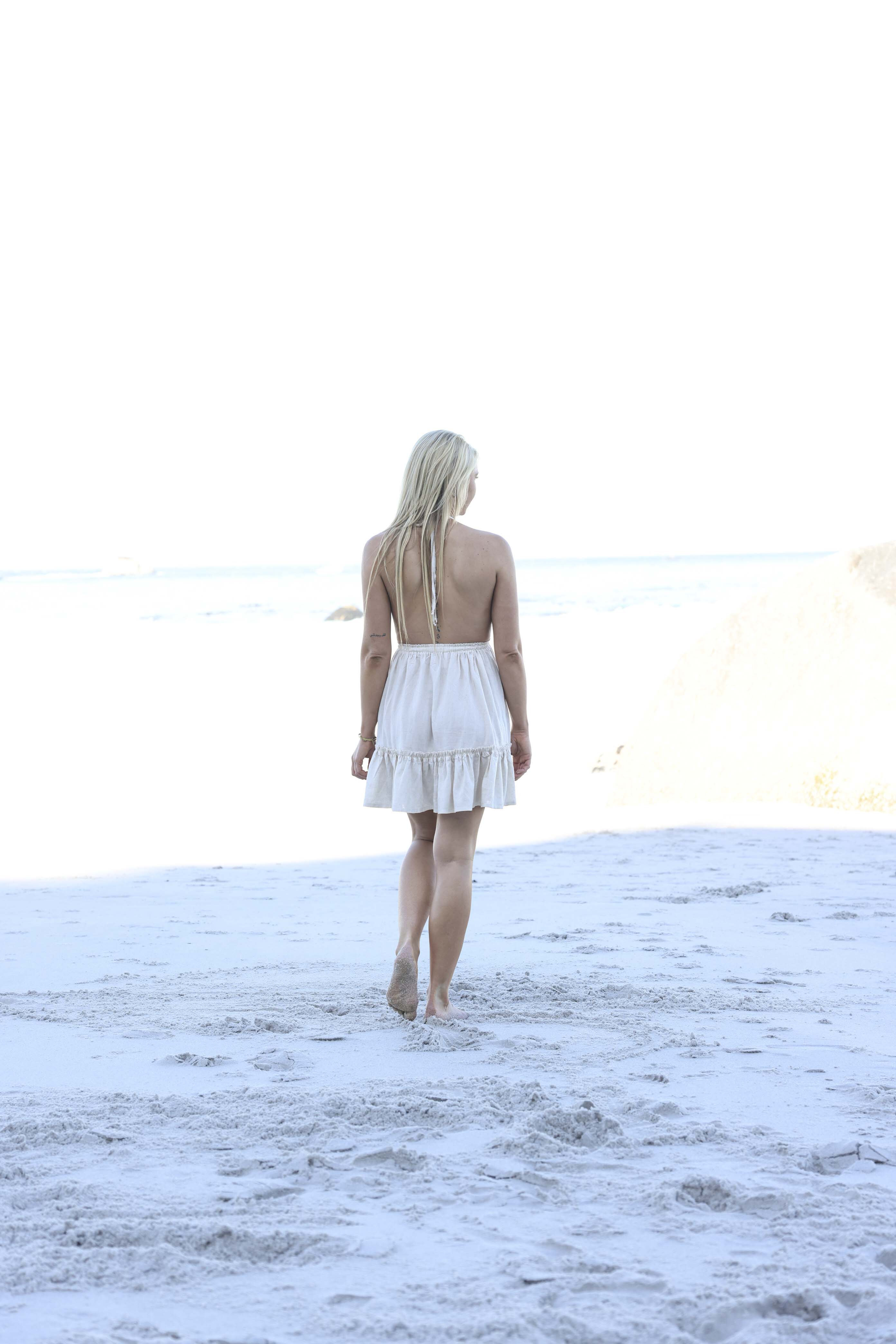 Hadley Dress - Natural Linen