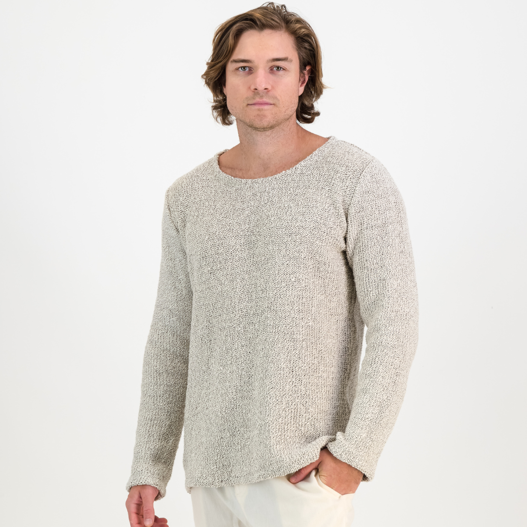 Men's Knitted Round Neck Jersey