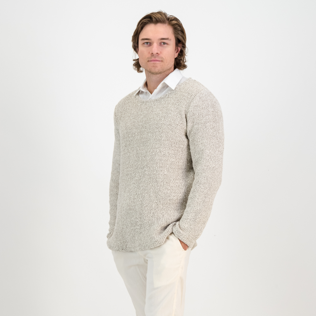 Men's Knitted Round Neck Jersey