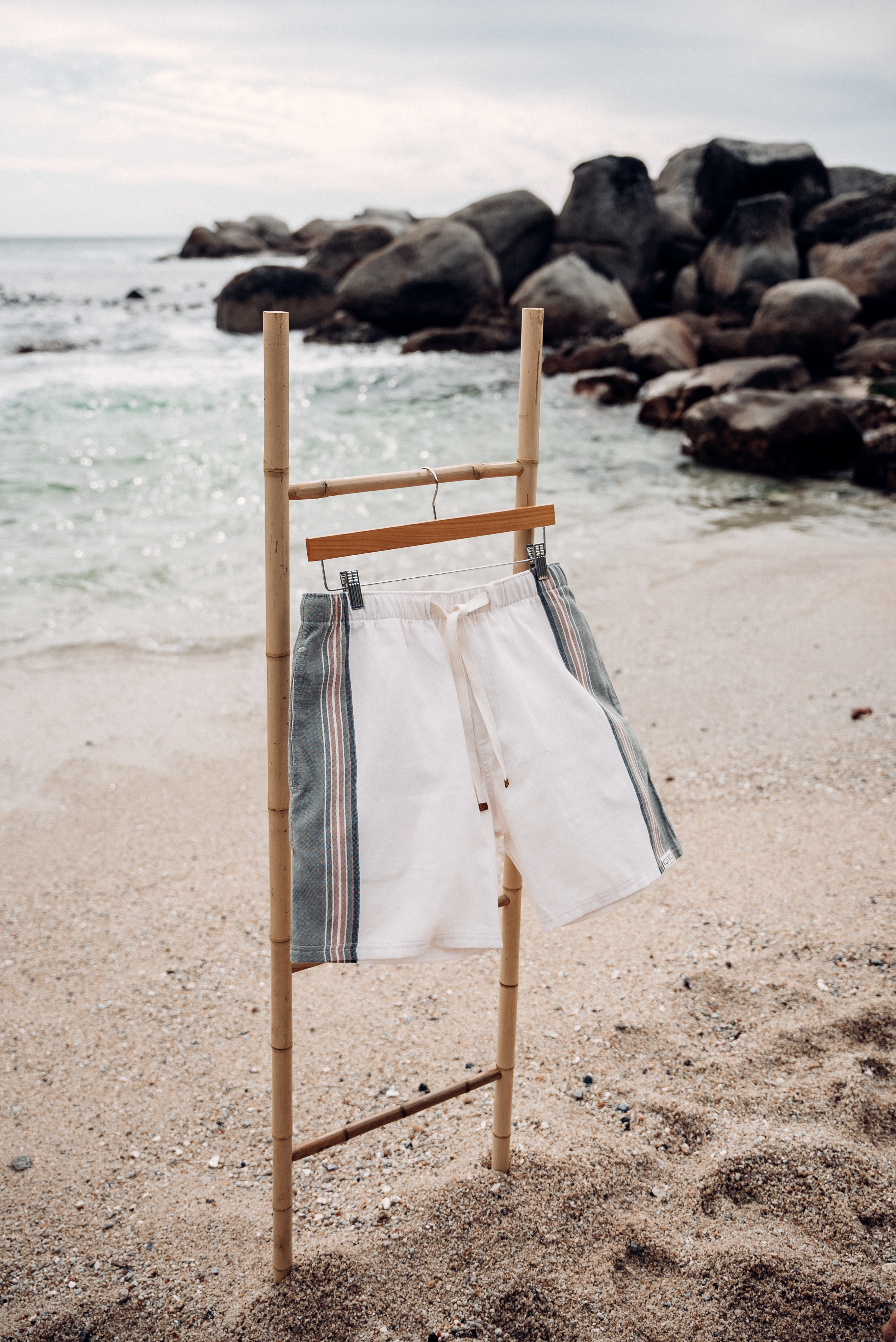 Hipster Shorts - Olive & Cream