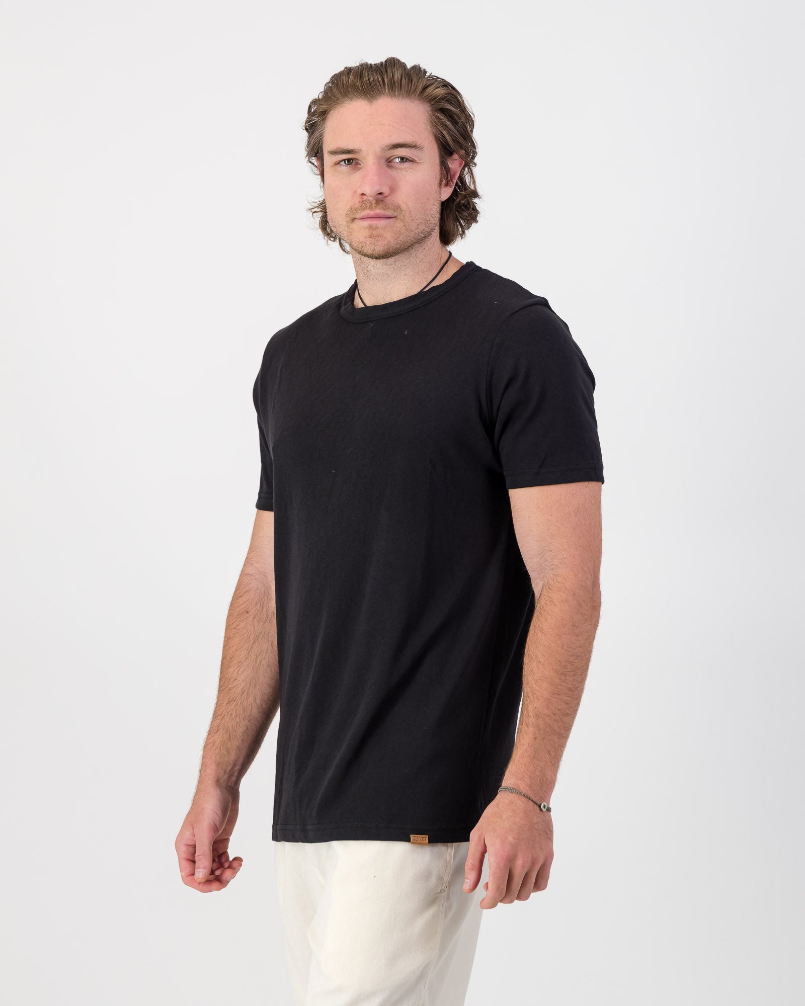 Cool Touch Cotton T-Shirt - Black
