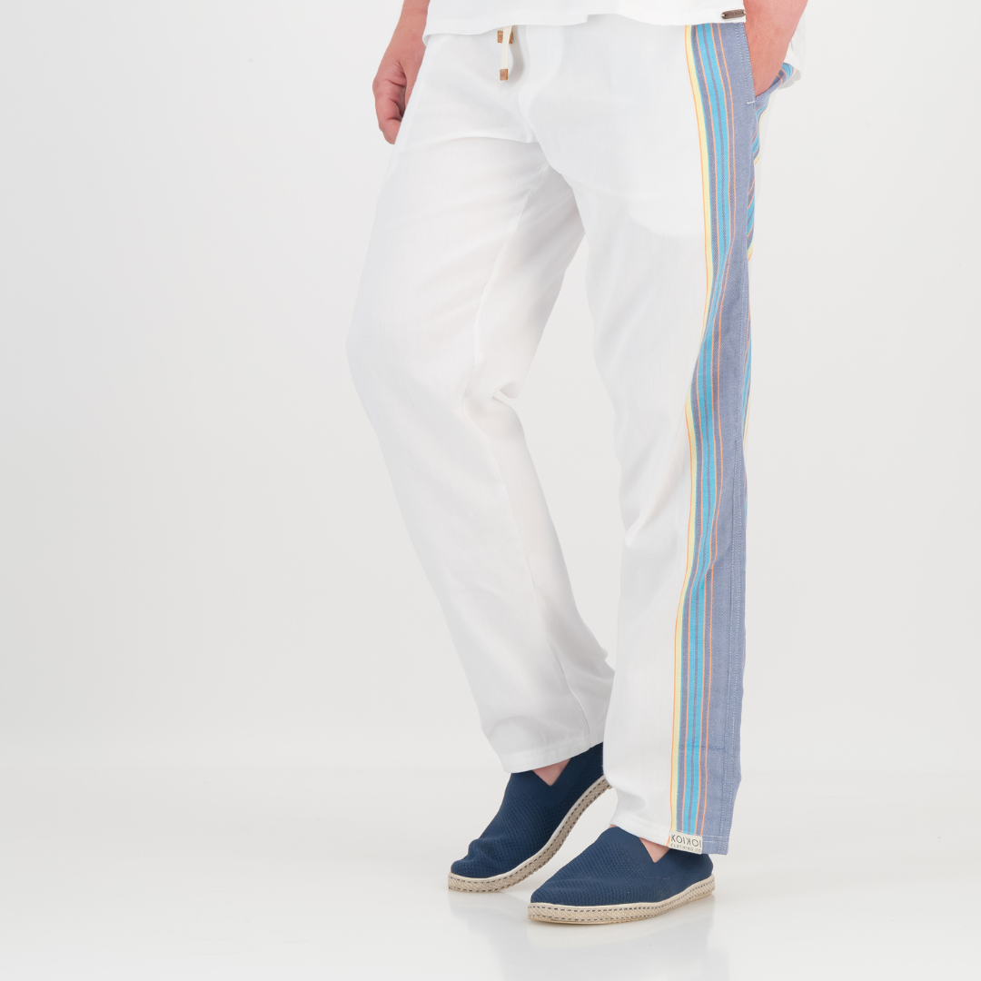 Regular Fit Trousers - Ocean Breeze