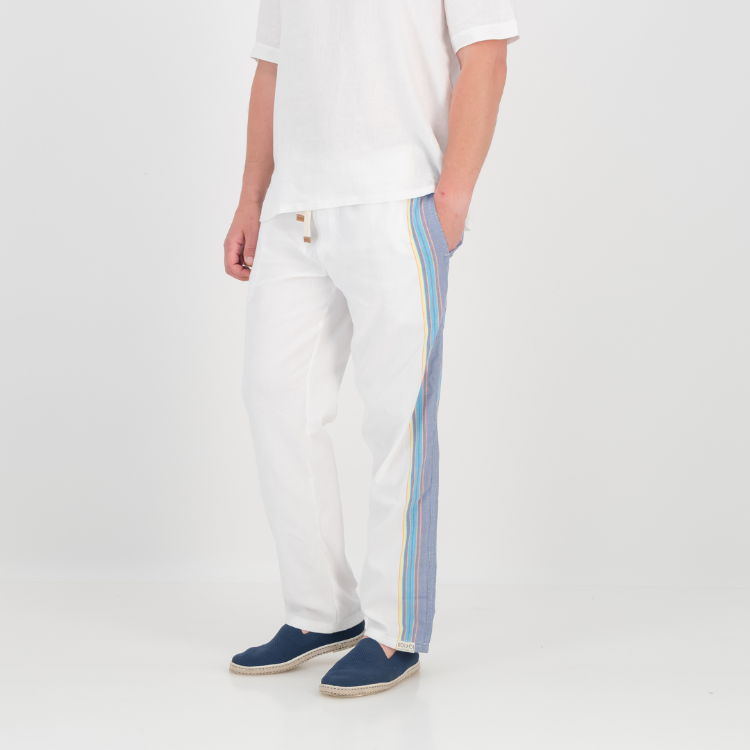 Regular Fit Trousers - Ocean Breeze