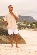Regular Fit Shorts - Solid White