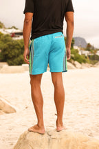 Regular Fit Shorts - Earthy Blue
