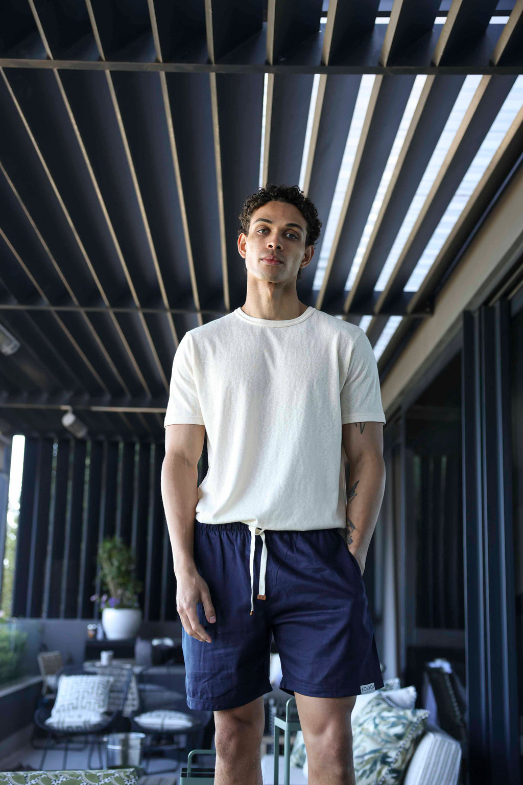 Cool Touch Cotton T-Shirt - Ecru