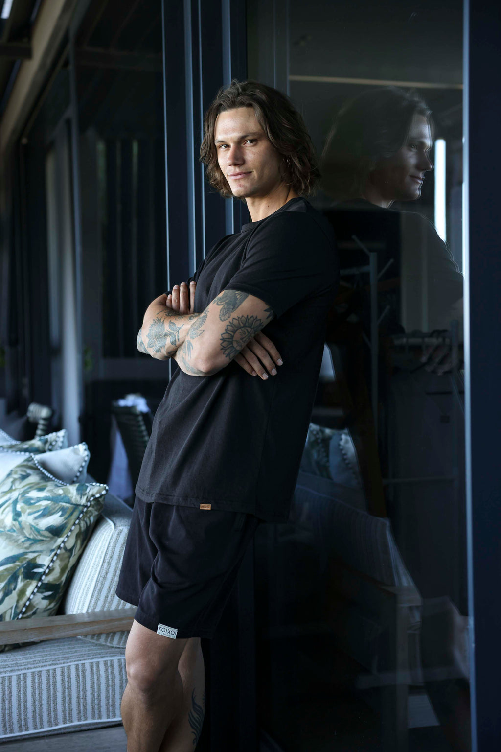 Cool Touch Cotton T-Shirt - Black