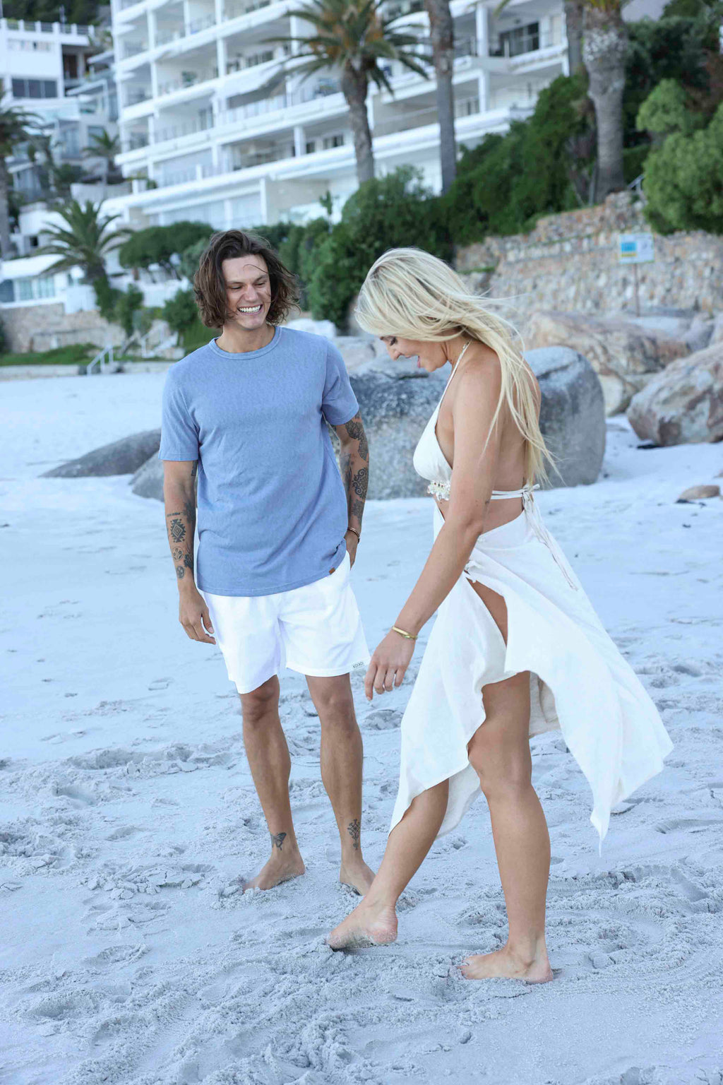 Regular Fit Shorts - Solid White