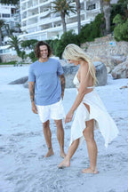 Regular Fit Shorts - Solid White