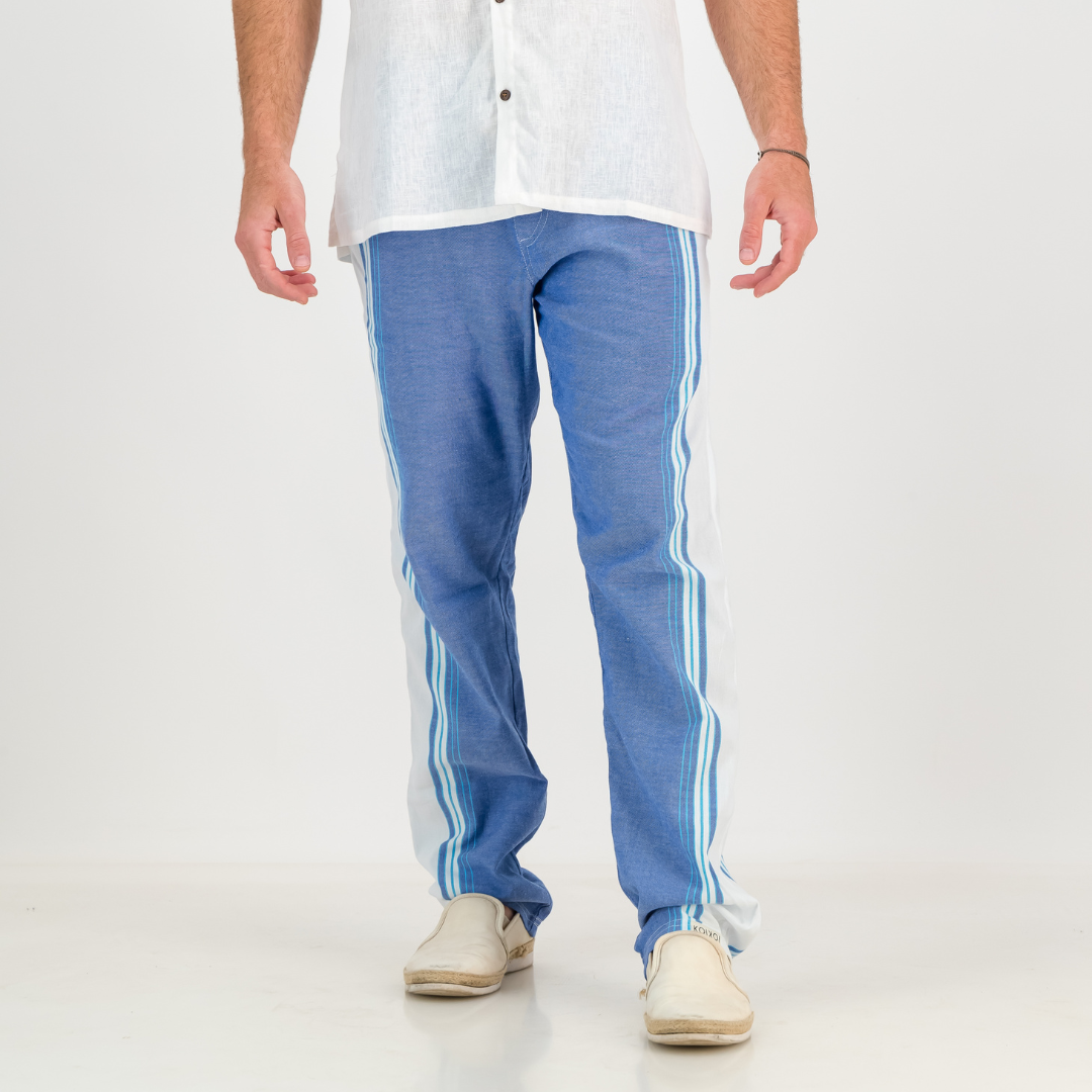 Regular Fit Trousers - Royal Blue