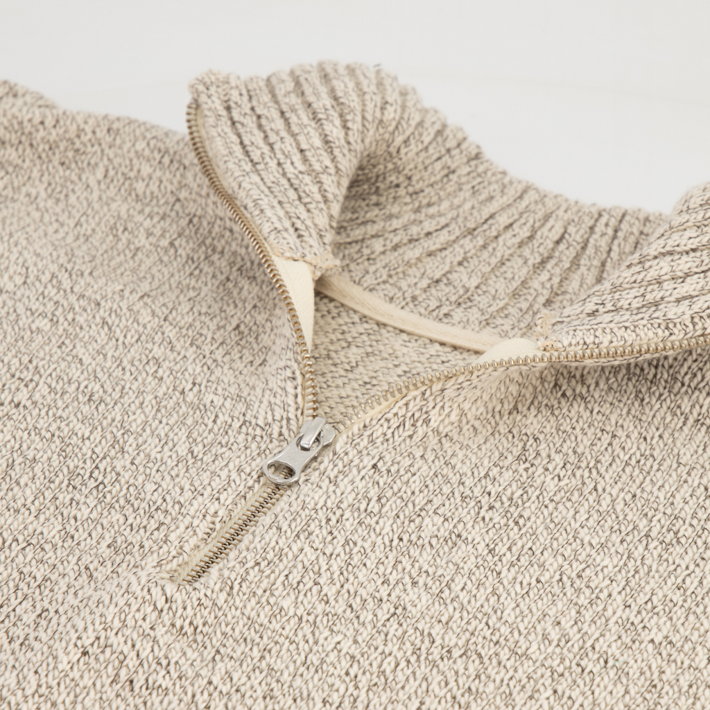 Mens Turtleneck Pullover - Natural