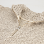Mens Turtleneck Pullover - Natural