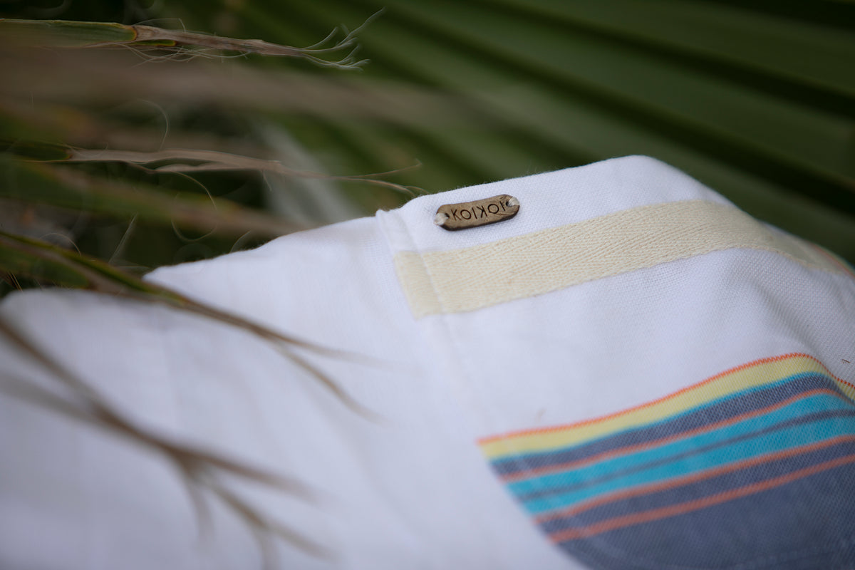 The leather badge. A signature, not a logo.