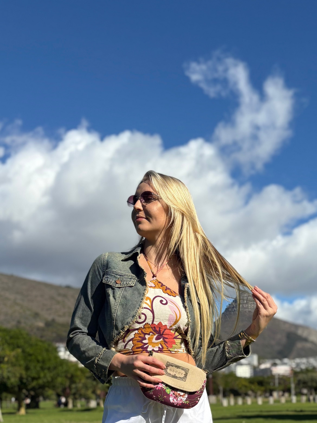 ByBobbie Jacket - Gucci Floral Denim