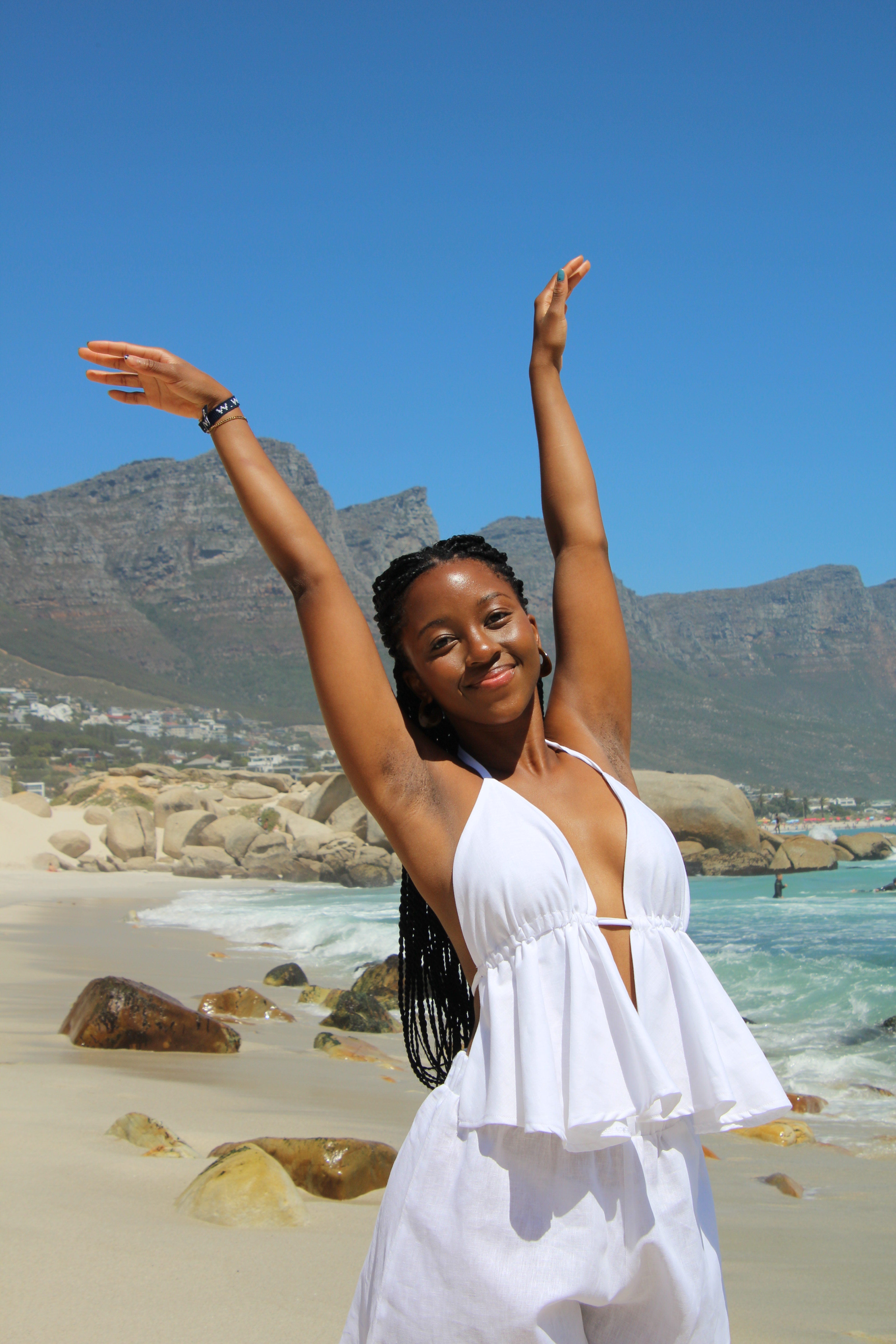 Callie Top - White Linen