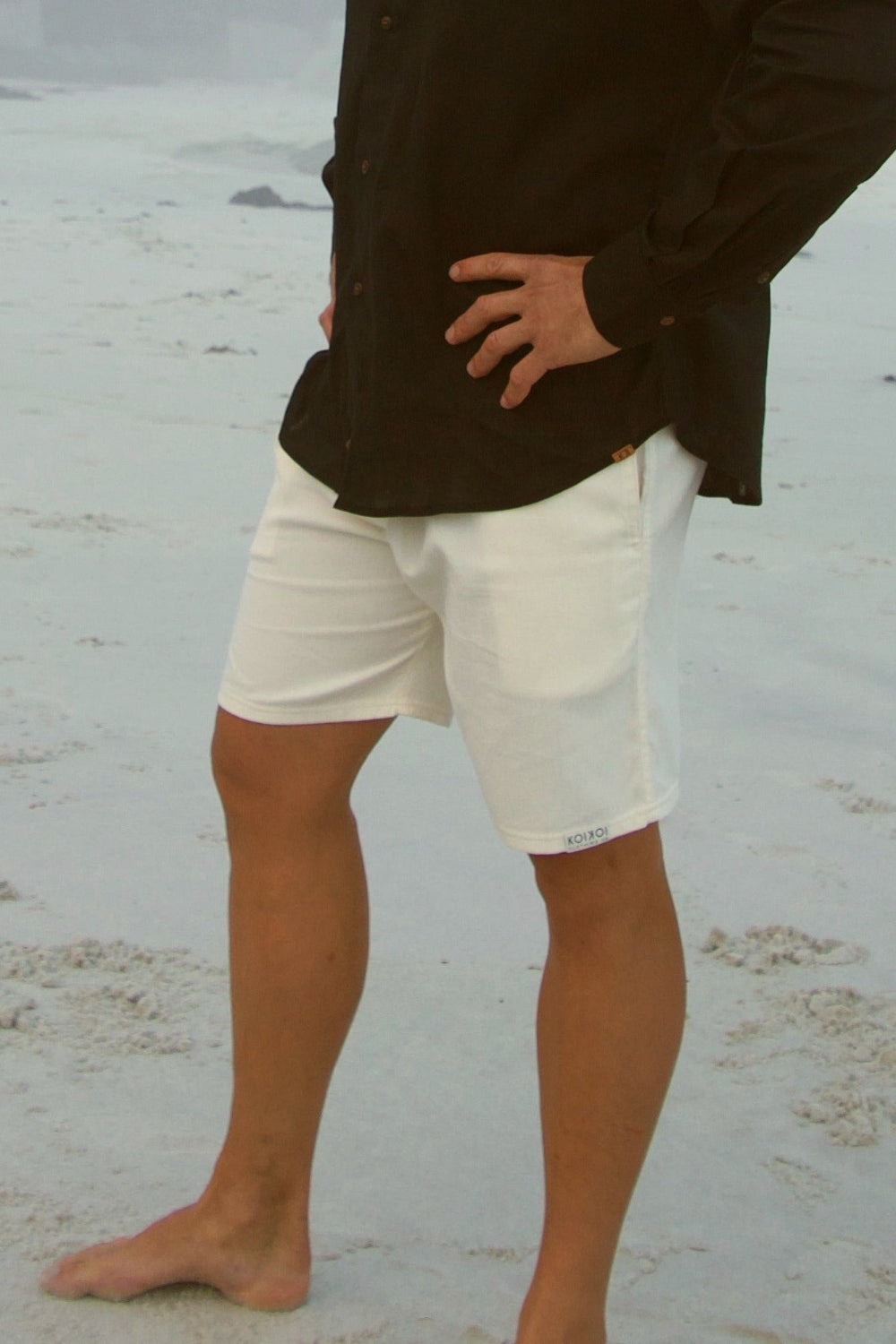 Regular Fit Shorts - Solid Cream