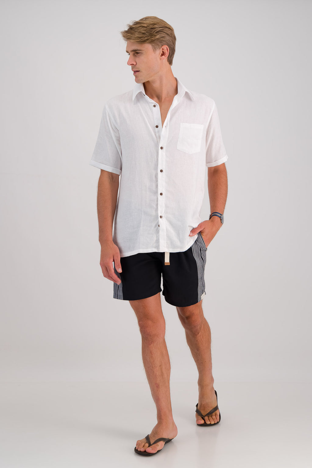 Regular Fit Shorts - Black Onyx