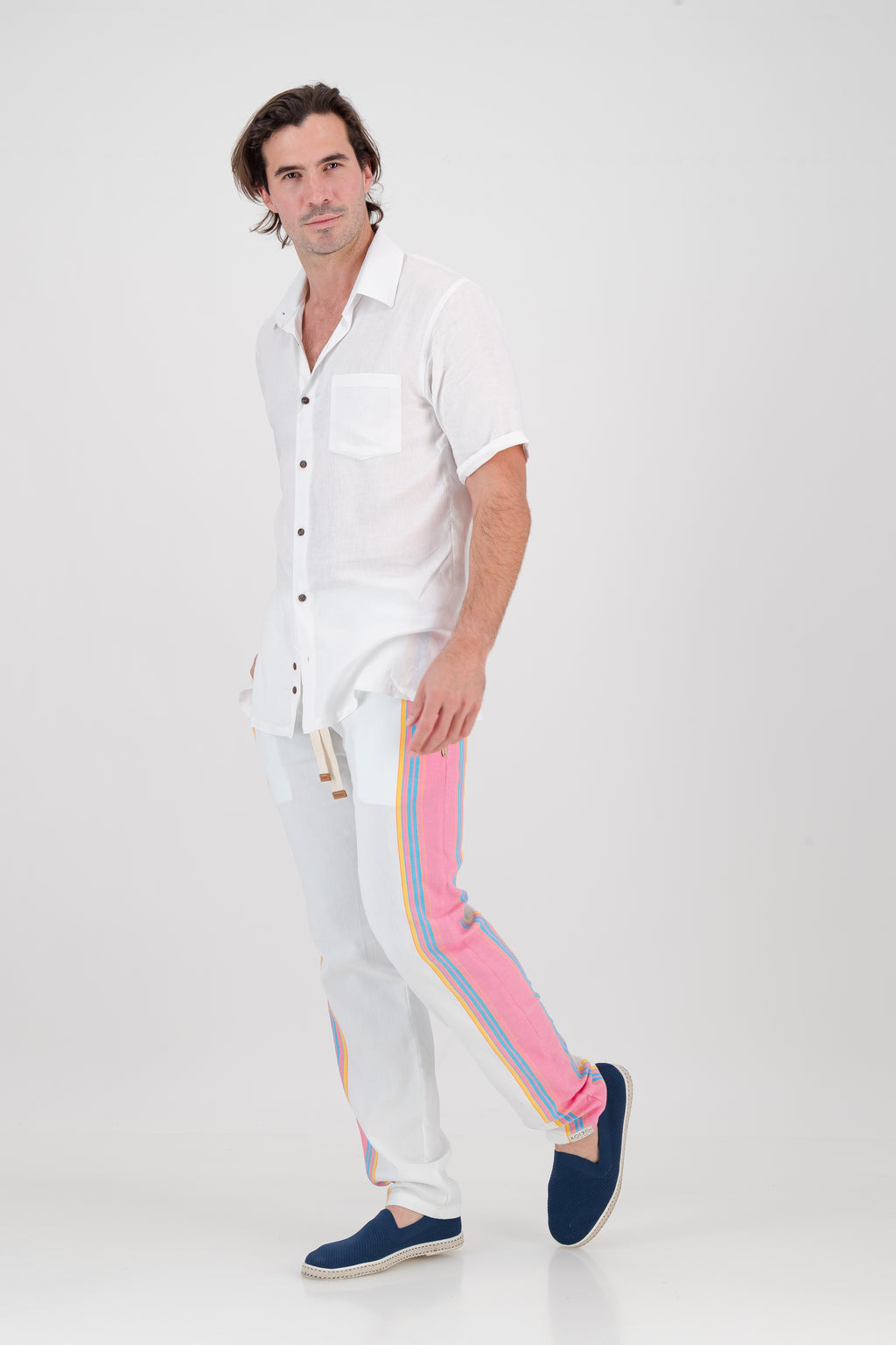 Regular Fit Trousers - Shell Pink