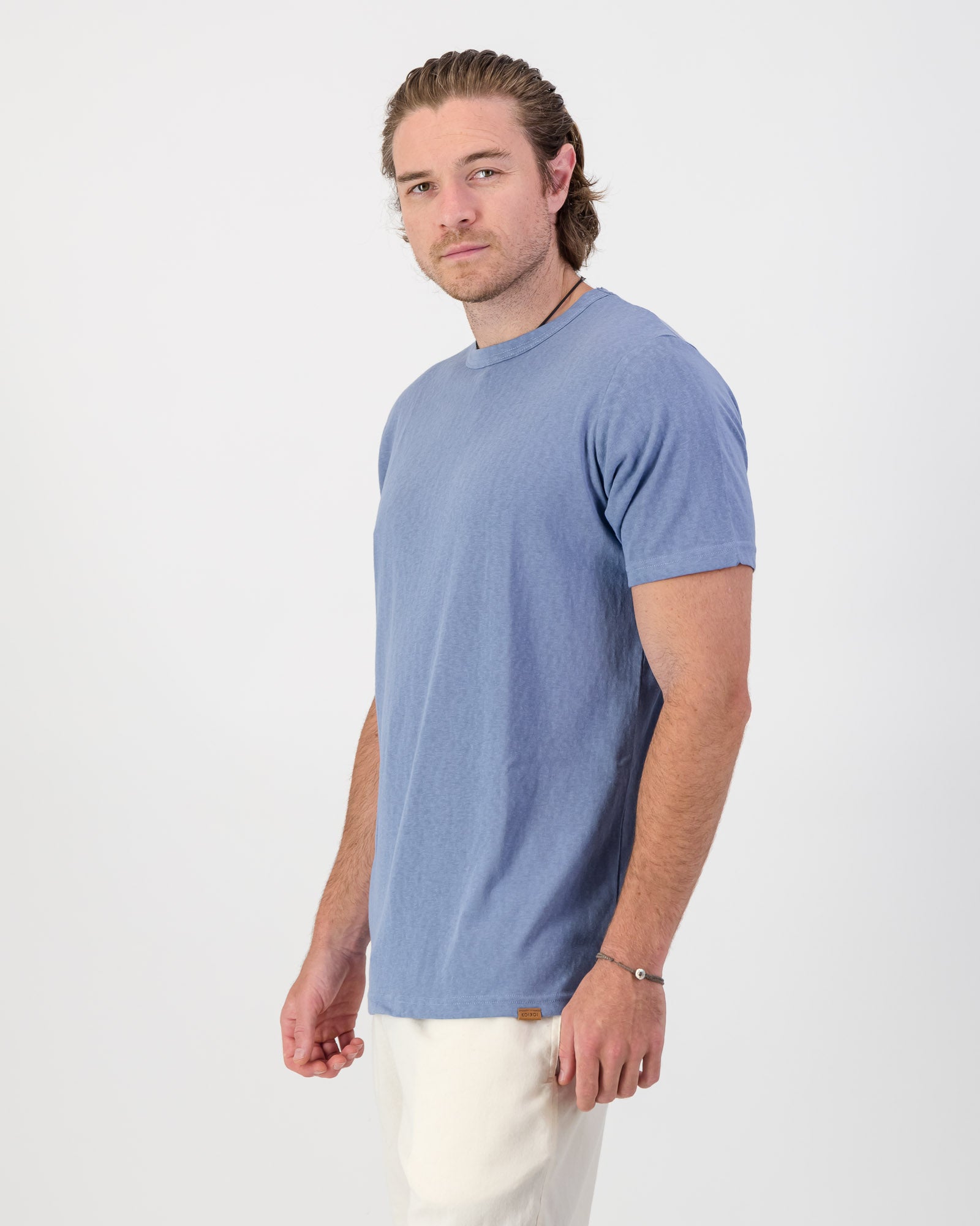 Cool Touch Cotton T-Shirt - Denim