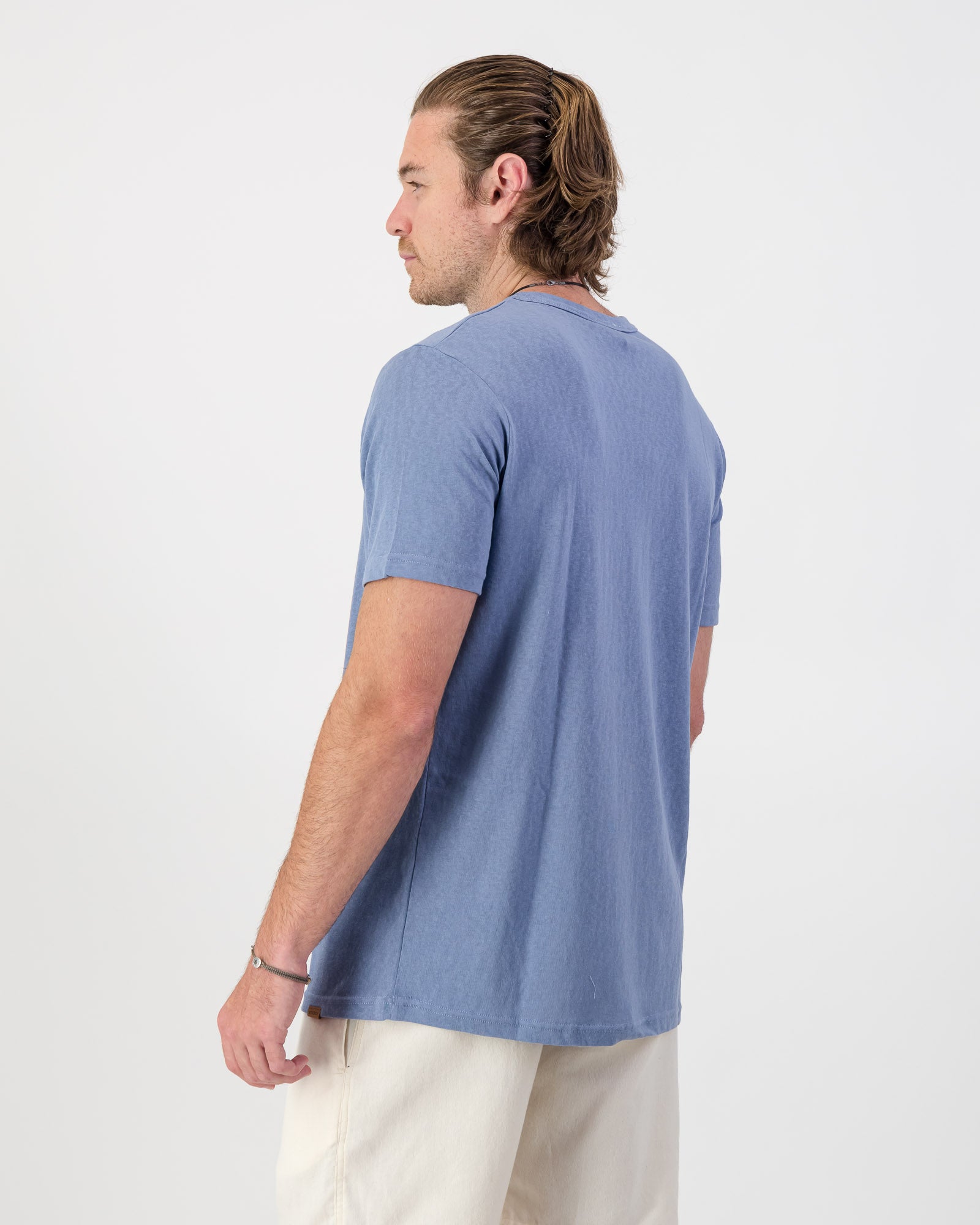 Cool Touch Cotton T-Shirt - Denim