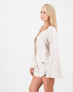 Isla Top - Natural Linen
