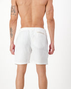 Regular Fit Shorts - Solid White