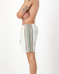 Regular Fit Shorts - Olive & Cream