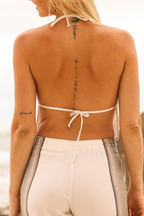 Callie Top - Olive & Cream