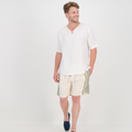 Relaxed Fit Shorts - Olive & Cream