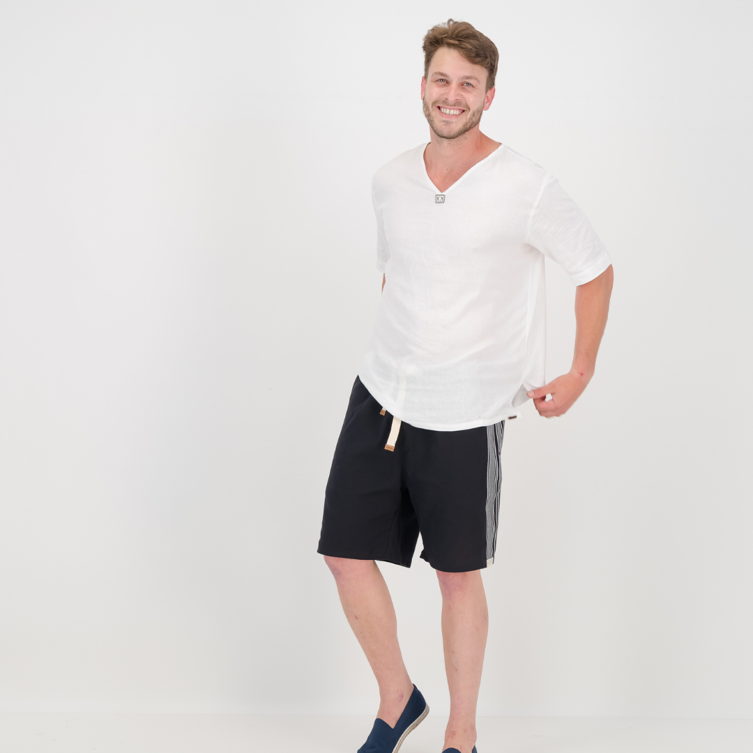 Relaxed Fit Shorts - Black Onyx