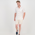 Regular Fit Shorts - Solid Cream