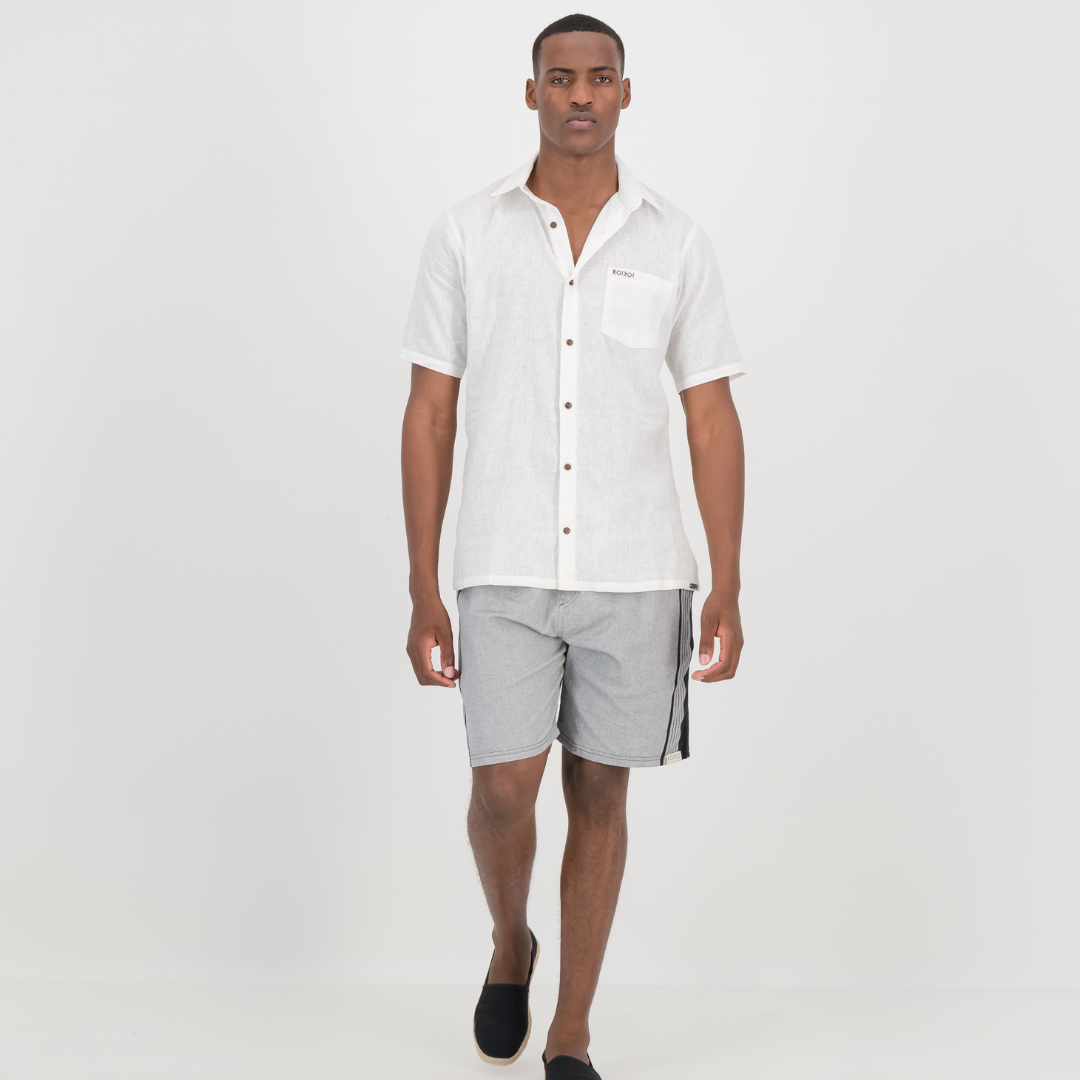 Relaxed Fit Shorts - Grey & Black