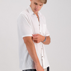 Caprice Shirt - White Linen