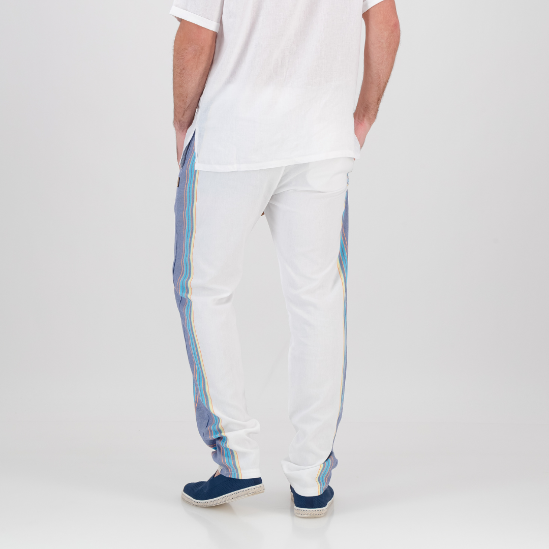 Tailored Fit Trousers - Ocean Breeze