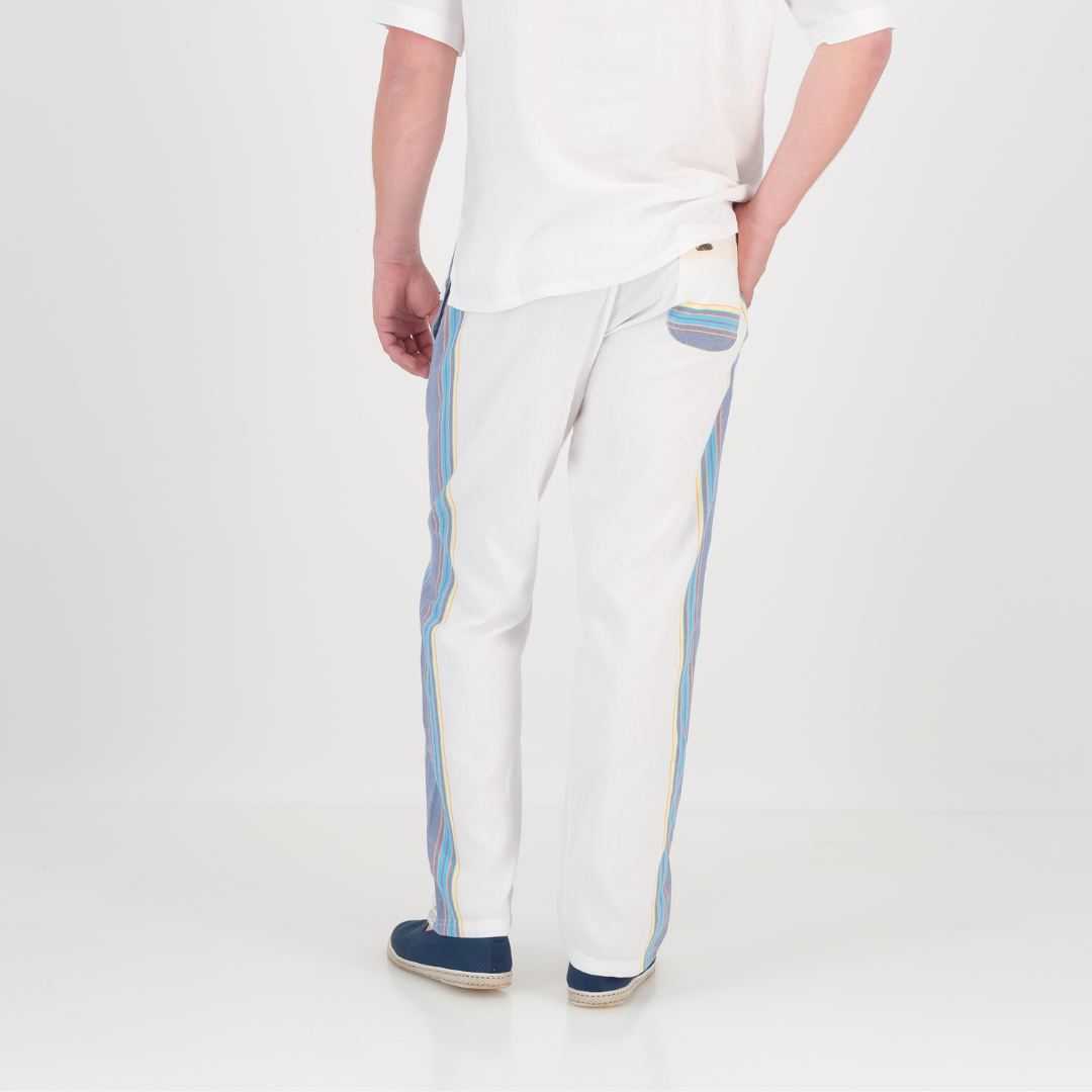 Relaxed Fit Trousers - Ocean Breeze