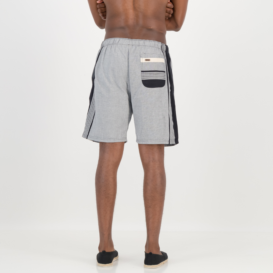 Relaxed Fit Shorts - Grey & Black