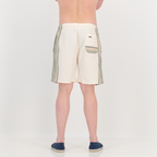 Relaxed Fit Shorts - Olive & Cream