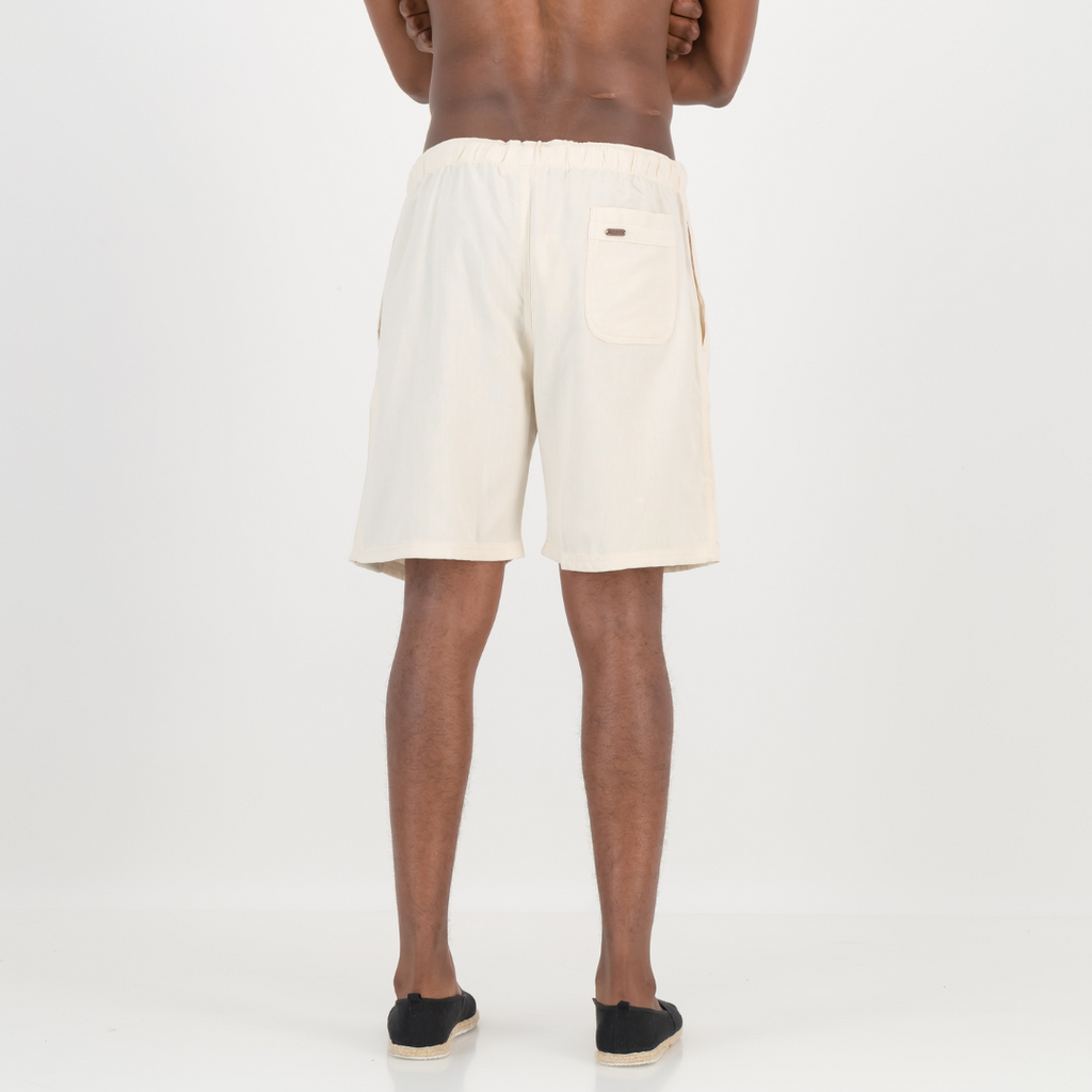 Relaxed Fit Shorts - Solid Cream